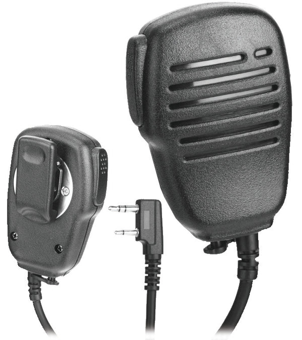 Lightweight Remote Speaker Mic (For Kenwood & UAW 2 Prong Radios)