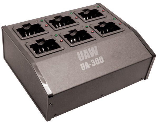 6 Radio Rapid Li-ion Battery Charging Station for UA300/UA301