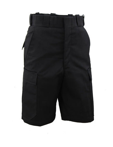 United Uniform TekTwill Poly Cotton Shorts (Black)