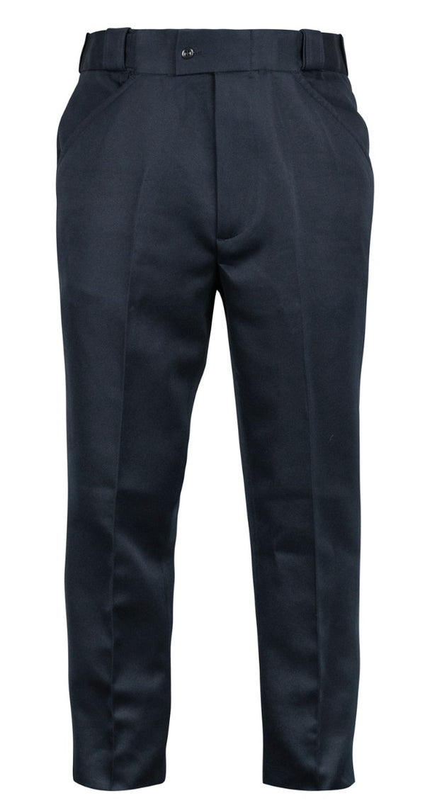 First Class Womens MTA Western Pocket Poly Rayon Pants (Navy Blue)