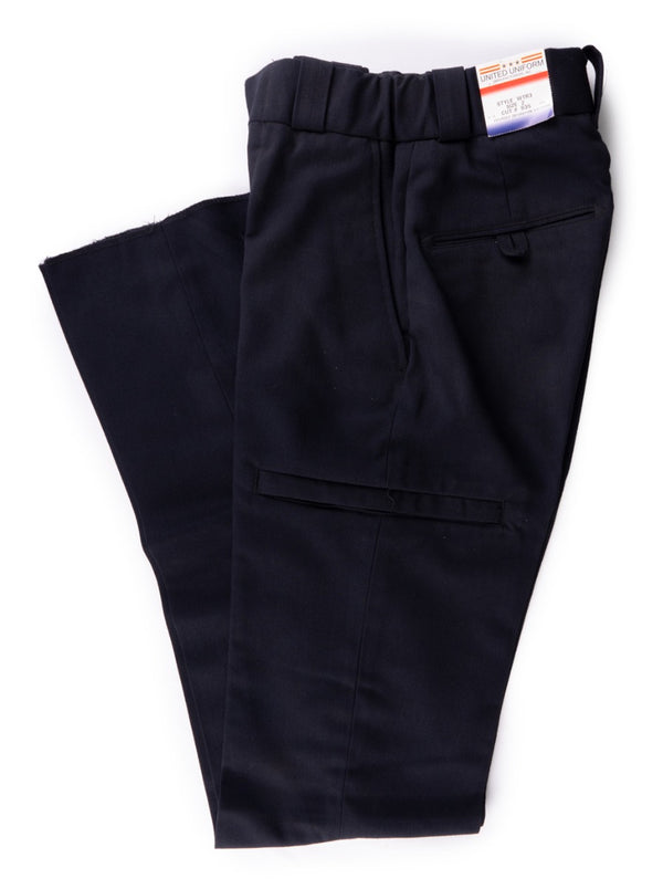 Women's United Uniforms Poly Rayon Lycra Uniform Pants (Navy)